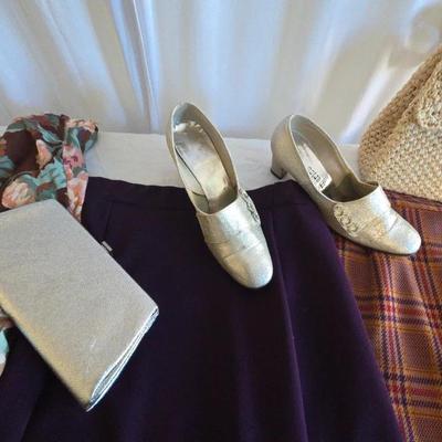 Vintage Skirts, Sparkly Shoes & Purses 