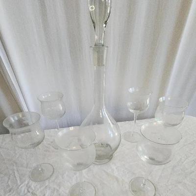 Glass Decanter Set