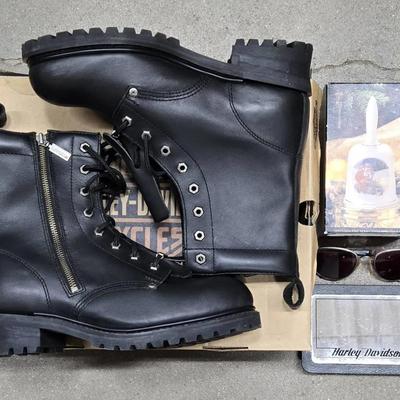 Harley-Davidson Boots (Women's Size 10) + (WH8)