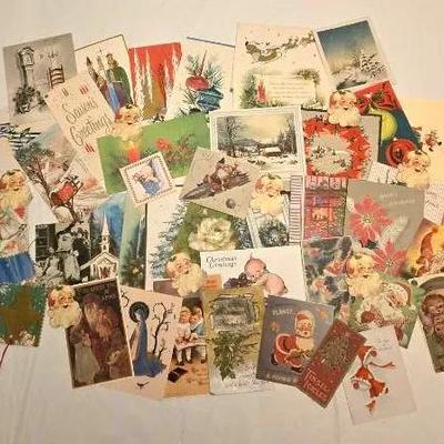 Christmas Card Mystery Lot + for Crafting