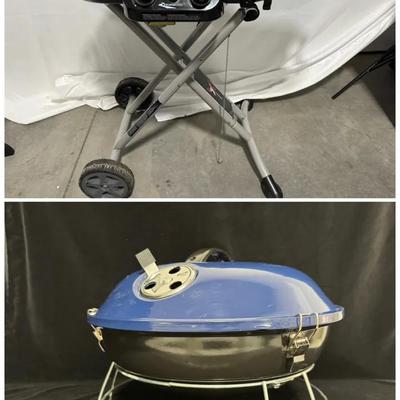 Coleman RoadTrip Xcursion Propane Grill & Blue Portable Charcoal Grill