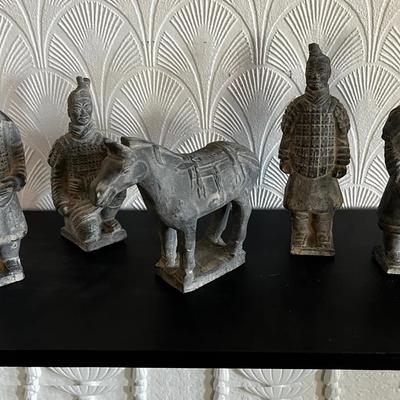 Miniature Replica Statues of the Terracotta Army