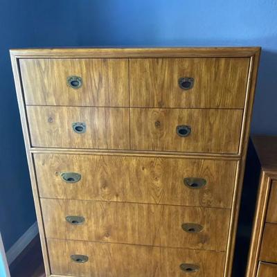 Drexel Chest Of Drawers With Brass Hardware