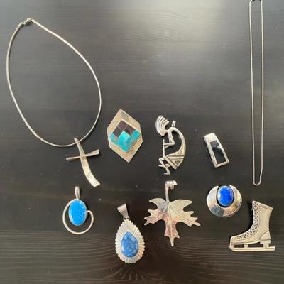 Sterling Silver Stamped Jewelry & Precious Stones