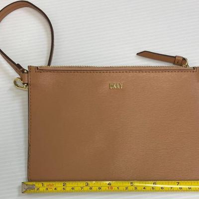 Stock Number:  Aaa3019 dkny apricot wallet wristlet 9