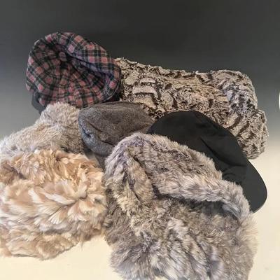 Fur Headbands, Muff and Wool Caps