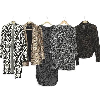 Designer Animal Print Separates (5) with Jacket and Coat