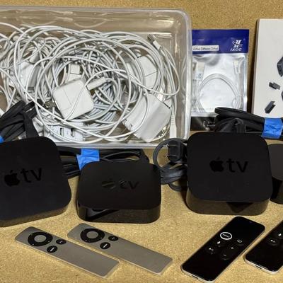 Apple TV Units, Remotes, Cords And Other Accessories