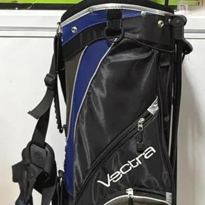 Vectra Golf Club Bag, Golf Clubs & Putting Mat