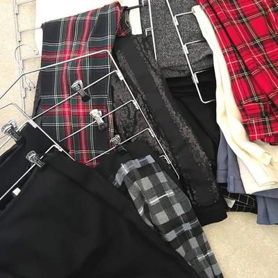 Pants and Skirts with Plaids, Sequins