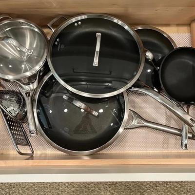 Caphalon Skillets and Pots (6)