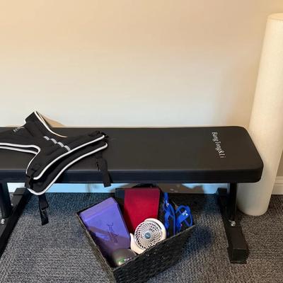 Bang Tong & Li Weight Bench, Foam Roller, Weighted Vest & More