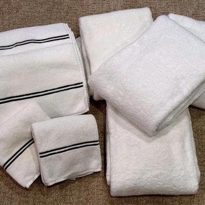 Plush Towels By Restoration Hardware (8) With Bath & Hand Sizes