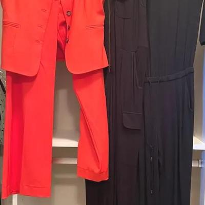 Alix Marie Trouser Suit and Two Black Jumpsuits