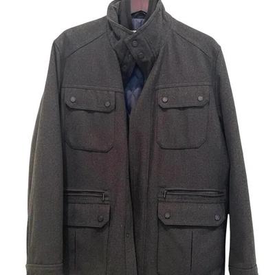 Michael Kors Wool Blend Military Style Coat