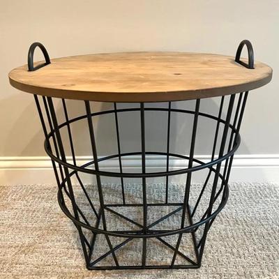 Wire and Wood Table #1