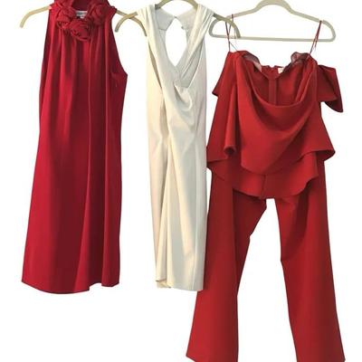 Designer Cocktail Dresses and Pants Outfit