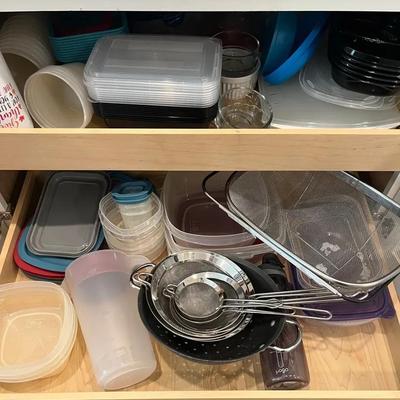 Kitchen Prep and Storage, Three Drawers