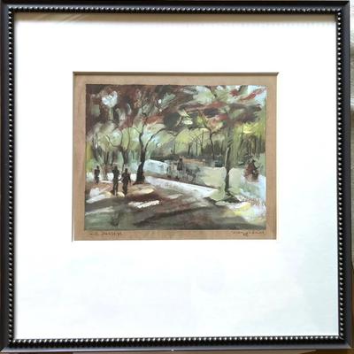 Signed Print “Dark Passage”