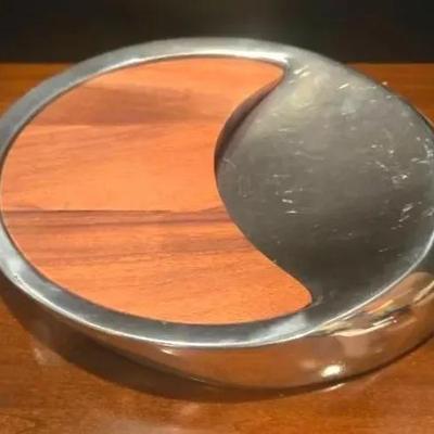 Nambe Modernist Eclipse Cheese Tray