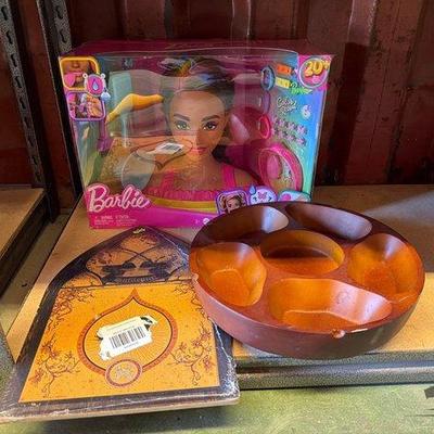 Sale Photo Thumbnail #71: 6064 • barbie, wooden serving tray, harry potter decoration