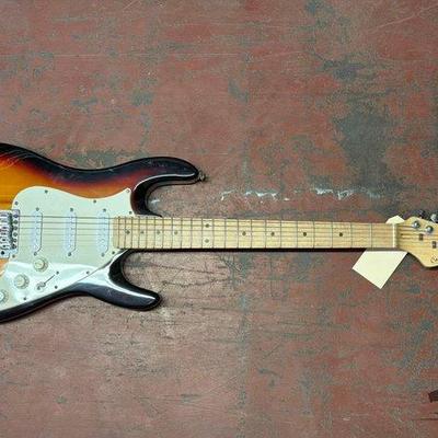6128 • california strat style sunburst electric guitar