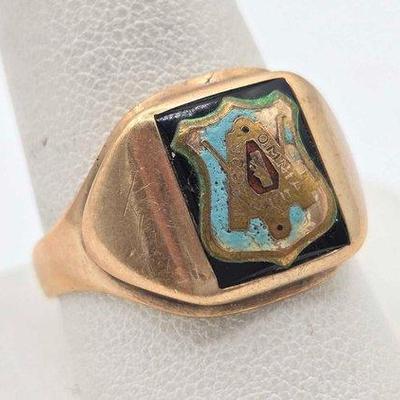 808 • 10k gold ring, 4.9g