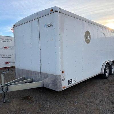 65 • 2005 wells cargo road force 22’ enclosed trailer