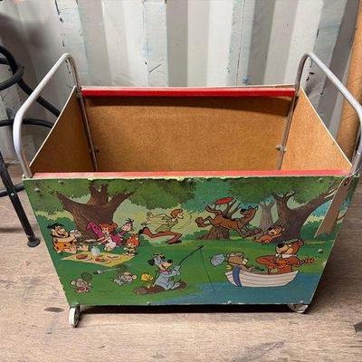 4608 • wooden toy bin with cars