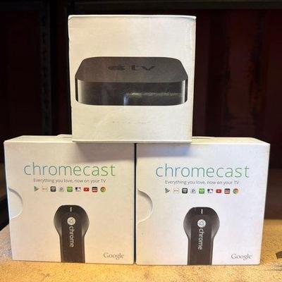 6058 • 2 google chromecast and 1 apple tv