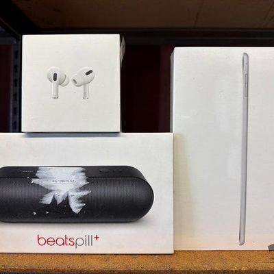 6046 • new! 64gb ipad mini 4, air pods pro, beats pill+