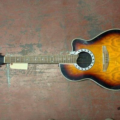 6144 • indiana shannondale acoustic electric cutaway guitar
