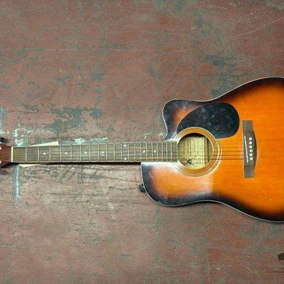 Sale Photo Thumbnail #112: 6146 • palmer acoustic electric venetian cutaway guitar
