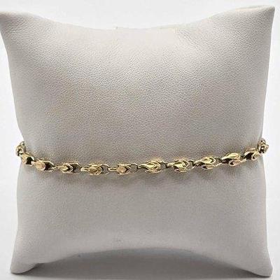 706 • 14k gold bracelet, 5.3g
