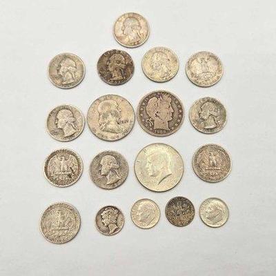 1400 • (17) 90% silver coins & (1) 40% silver coin