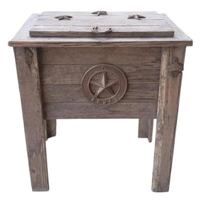 Texas Star, outdoor cooler stand with bottle opener
