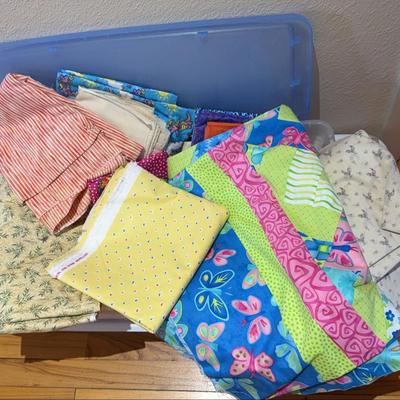Fabric Tubs - Lot 1 - includes pumpkin kit