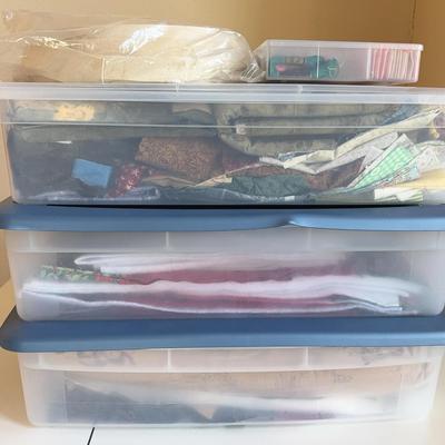 Fabric Tubs, Lot 3