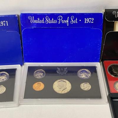 United States Proof Sets: 1971, 1972, 1973