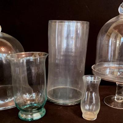 Collection Of Glass Decor/candleholders
