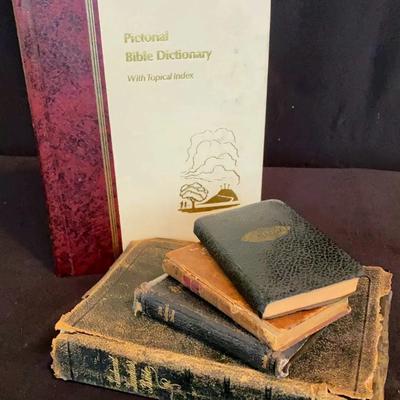 Antique Bible And Other Antique/Vintage Books