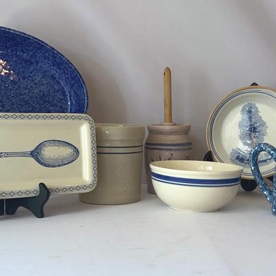 Vintage 2 Pieces Hartstone Pottery Part Of The Star Collection