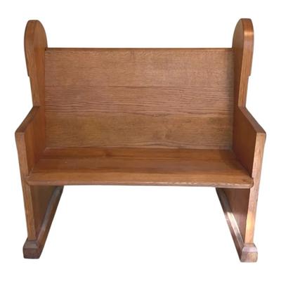 Antique Pine Pew Bench