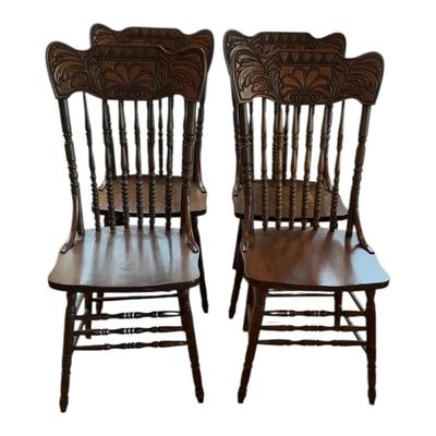 Beautiful Old & Decorative Chairs- Set Of 4