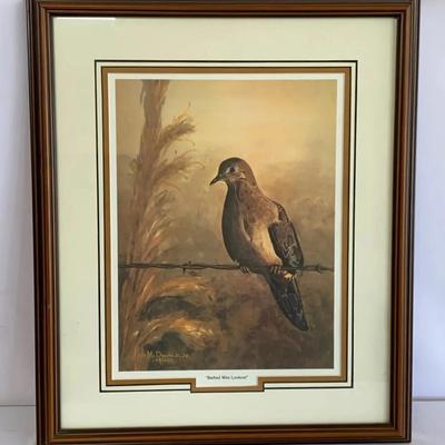 Artist: Les McDonald, Jr “Barbed Wire Lookout” Signed And Numbered 138/450