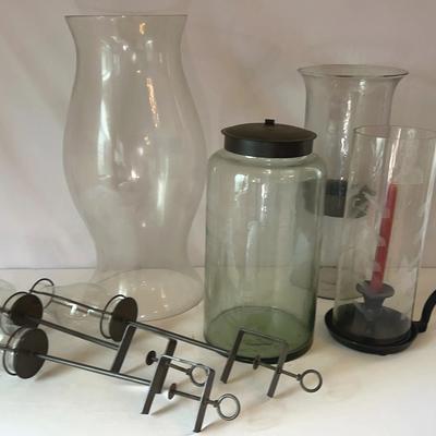 Large Glass Candle Holders And Decor