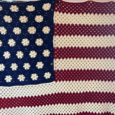 Crocheted American Flag