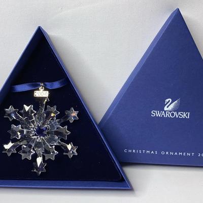 Swarovski Crystal 2004 Snowflake Christmas Ornament