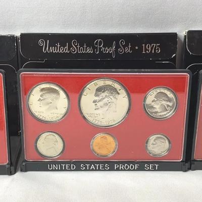 United States Proof Sets: 1974, 1975, 1976