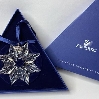Swarovski Crystal 2003 Snowflake Christmas Ornament